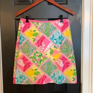 VTG Lilly Pulitzer pencil skirt 4 *